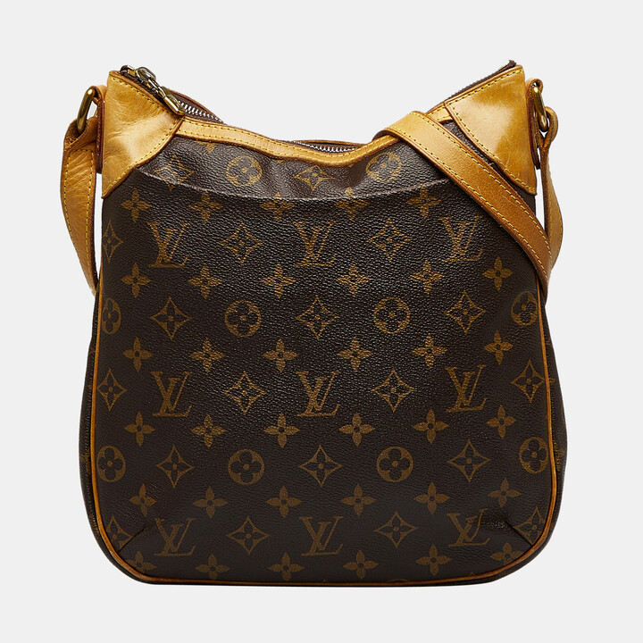 Louis Vuitton Brown Monogram Odeon MM - ShopStyle Shoulder Bags