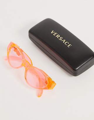 Versace 0VE4373 cat eye sunglasses in neon
