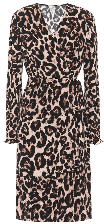 Leopard Print Wrap Dress | Shop the ...