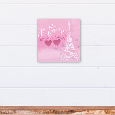 Harriet Bee Mapother Je T'aime Beaucoup Canvas Art