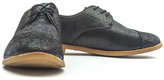 Thumbnail for your product : Toms Brogue Womens - Black Crackled Leather