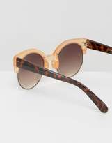 Thumbnail for your product : Vero Moda Tort Round Sunglasses