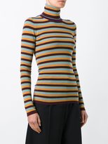 Thumbnail for your product : I'M Isola Marras striped turtleneck jumper