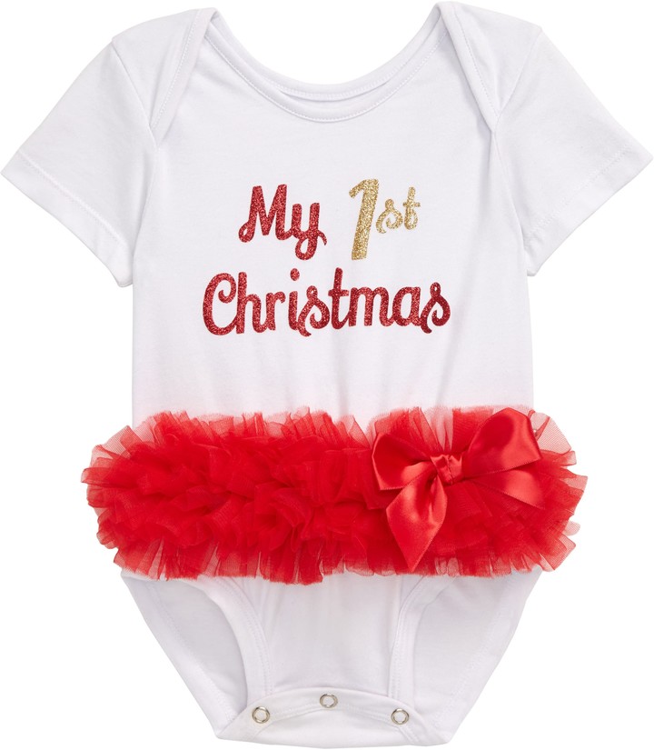 baby's 1st christmas baby grow