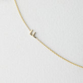Thumbnail for your product : Maya Brenner DESIGNS asymmetrical mini letter necklace - f