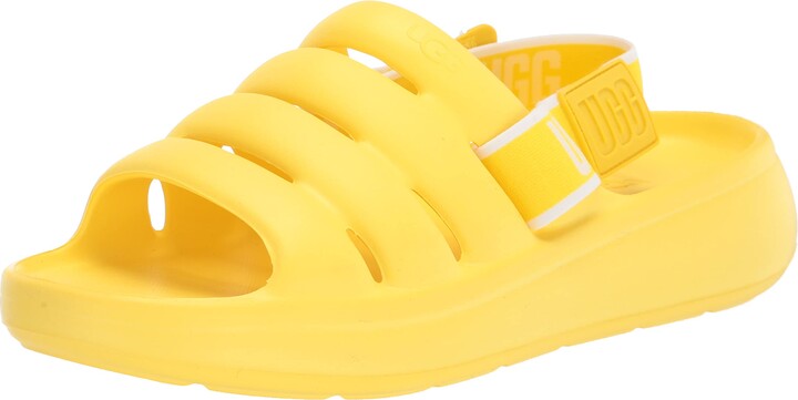 yellow ugg sandals