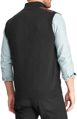 Chaps Full-Zip Sweater Vest