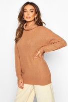 Thumbnail for your product : boohoo Fisherman Roll Neck Jumper