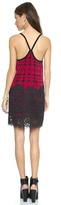 Thumbnail for your product : DKNY Mini V Neck Slip Dress