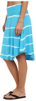 Thumbnail for your product : Pink Lotus Curved Hem Roll Waist Skirt