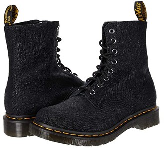 dr martens pascal black glitter