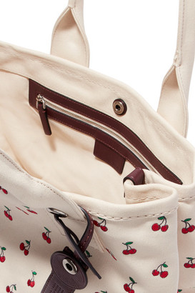 Marc by Marc Jacobs Embroidered Cotton-Canvas Tote