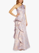 Thumbnail for your product : Adrianna Papell Metallic Floral Jacquard Maxi Dress, Lavender/Multi