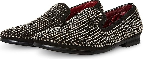 Steve Madden Caviarr Men's Slip on Shoes Rhinestone : 7 D - Medium
