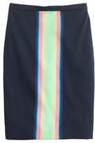Thumbnail for your product : J.Crew Collection surf-stripe pencil skirt