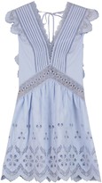 Thumbnail for your product : Self-Portrait Broderie Anglaise Mini Dress