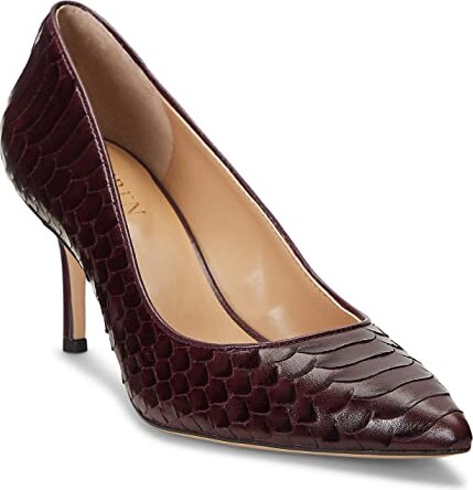 lanette leather pump