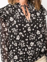 Thumbnail for your product : Liu Jo Floral-Print Smocked Blouse