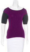 Thumbnail for your product : Philosophy di Alberta Ferretti Wool-Blend Colorblock Top