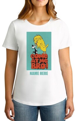 Looney Tunes Women's Tweety Bro Personalised Cotton T-Shirt