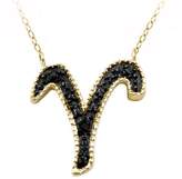 Thumbnail for your product : Black Diamond Distributed by Target Pave Accent Aries Zodiac Pendant Necklace set in Sterling Silver - 18"