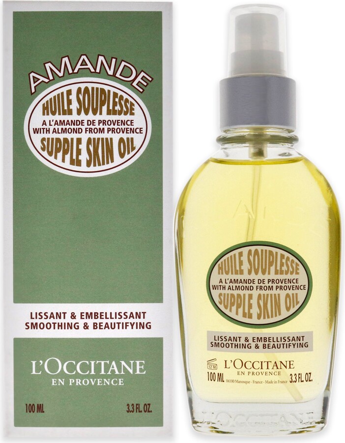L'Occitane Almond Supple Skin Oil by LOccitane for Unisex - 3.4 oz Body Oil