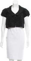 Thumbnail for your product : Robert Rodriguez Eyelet Crop Top