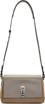Thumbnail for your product : Proenza Schouler Dark Sand Grained Leather & Suede Elliot Bag