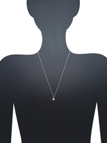 Thumbnail for your product : Sydney Evan White Gold & Pave Diamond Clover Pendant Necklace