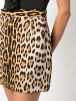 Thumbnail for your product : Roberto Cavalli Leopard Print Mini Skirt