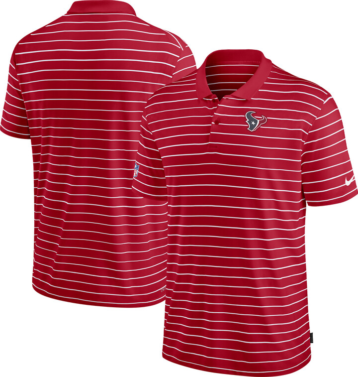 Men's Nike Red Houston Texans Sideline Lock Up Victory Performance Polo
