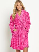 Thumbnail for your product : Sorbet Spot Luxury Touch Short Robe