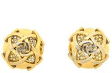 Thumbnail for your product : Chanel Overlapping CC Earrings with Crystals