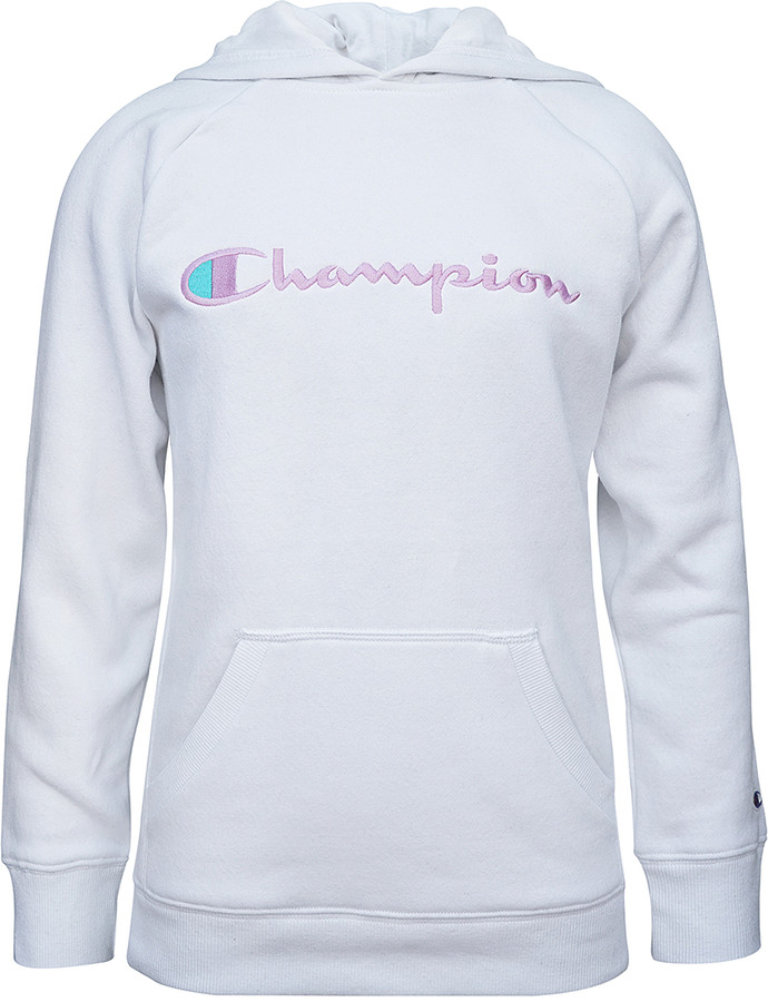 girls white champion sweatshirt