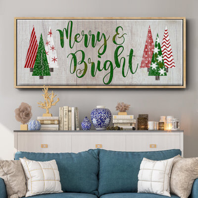 Wexford Home Merry & Bright- Framed Canvas