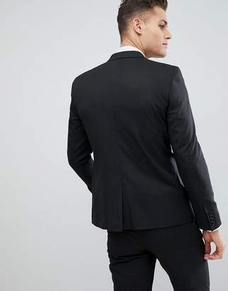 ASOS Design Slim Suit Jacket In Charcoal
