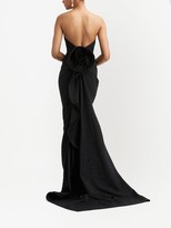 Thumbnail for your product : Oscar de la Renta Strapless Low-Back Gown