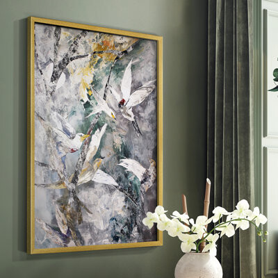 Winston Porter ANIMALS Series XXXI -Premium Framed Print -Ready to Hang - No Nails Required