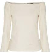 Thumbnail for your product : Theory Off-The-Shoulder Linen-Blend Top