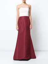 Thumbnail for your product : Carolina Herrera strapless fitted gown