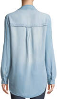 Thumbnail for your product : Velvet Heart Mckenna Embroidered Button-Front Blouse
