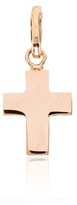 Thumbnail for your product : Gigi Clozeau 18kt Rose Gold Solid Cross Charm