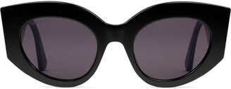 Gucci Eyewear Oversize cat eye acetate sunglasses