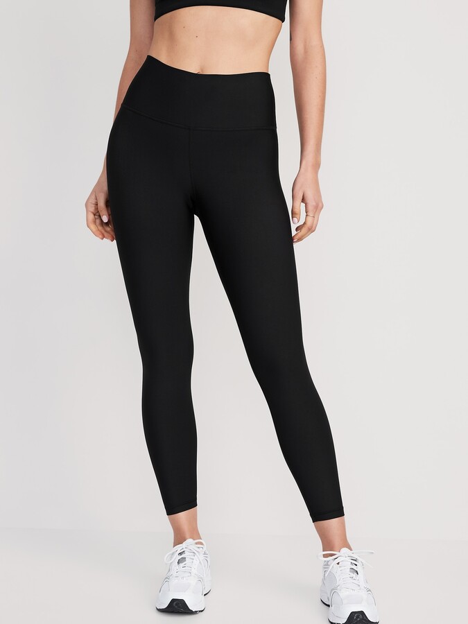 High-Waisted PowerSoft Color-Block 7/8-Length Compression Leggings for  Women