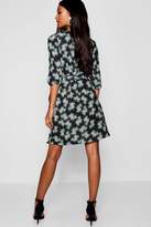Thumbnail for your product : boohoo Printed Wrap Dress