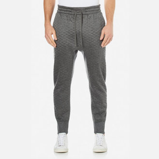 Helmut Lang Men's Embossed Jersey Sweatpants Grey
