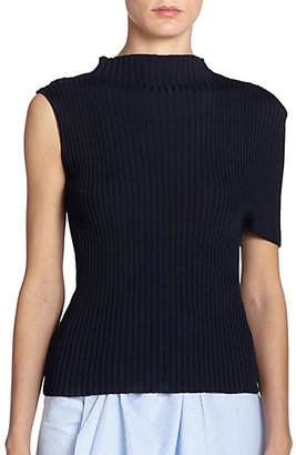 J.W.Anderson Ribbed One-Sleeve Sweater