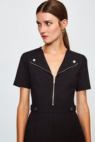 Thumbnail for your product : Karen Millen Zip Placket Short Sleeve Pencil Dress