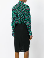 Thumbnail for your product : Marco De Vincenzo striped gathered front dress