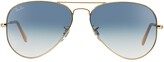Thumbnail for your product : Ray-Ban Mirrored Metal Aviator Sunglasses